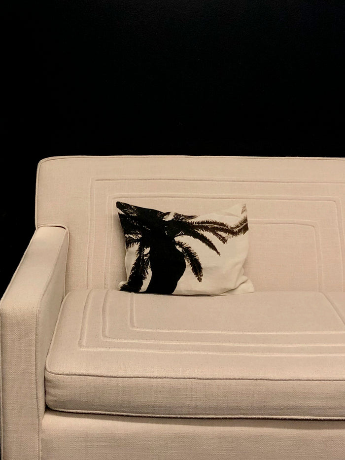 Dezso By Sara Beltran Petite Palm Linen Pillow Case