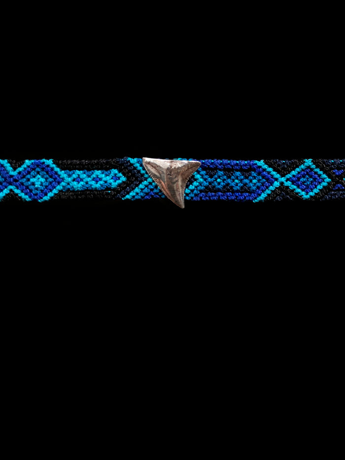 Dezso By Sara Beltran Silver Shark Tooth Mexican Bracelet