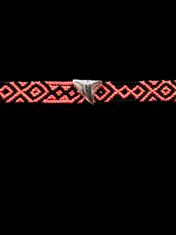 Dezso By Sara Beltran Silver Shark Tooth Mexican Bracelet