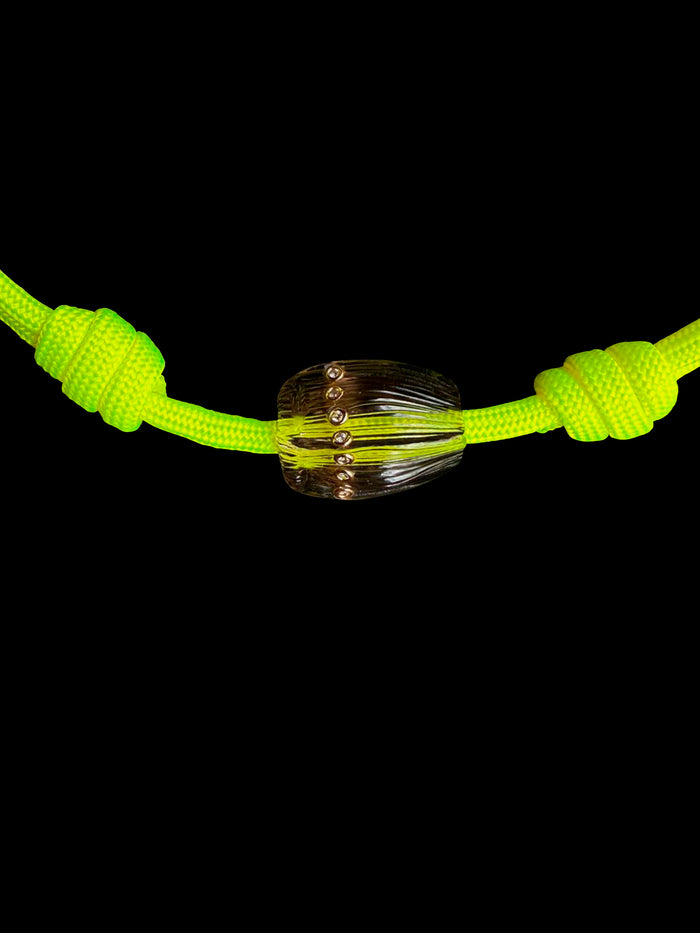 Dezso By Sara Beltran Smokey Quartz Carved Coquito Bead