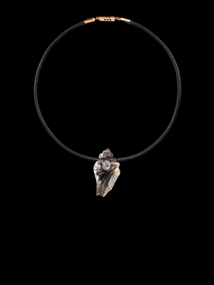 Dezso By Sara Beltran Strombus Crystal Shell Bead Sillimanite