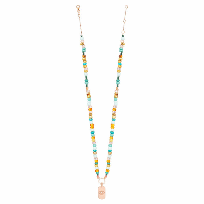 Diane Kordas Amber Beaded Necklace