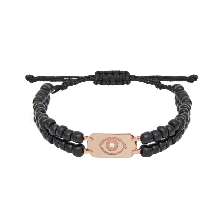 diane kordas Black Double Strand Bracelet