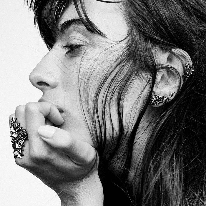 Diane Kordas Black Gold Eclipse Ring