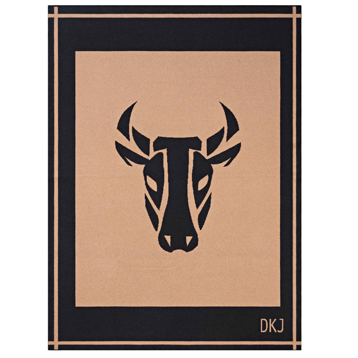 diane kordas Bull Blanket in Camel
