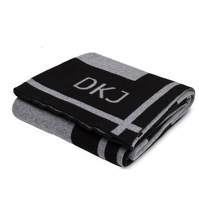 Diane Kordas Bull Blanket In Grey