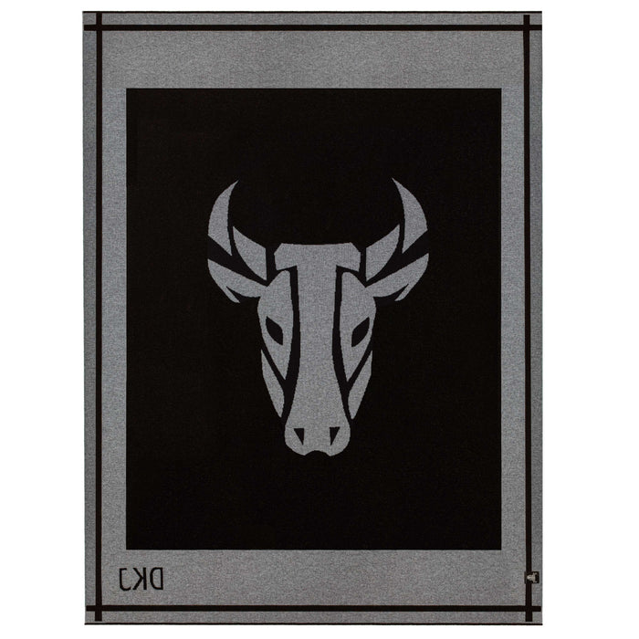 Diane Kordas Bull Blanket In Grey