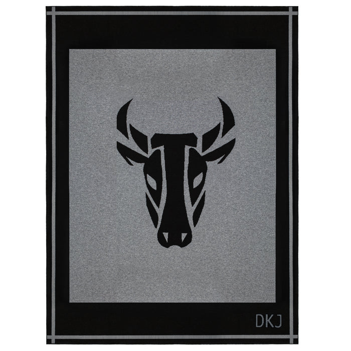 diane kordas Bull Blanket in Grey