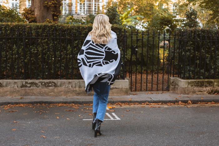 Diane Kordas Bull Blanket In Ivory