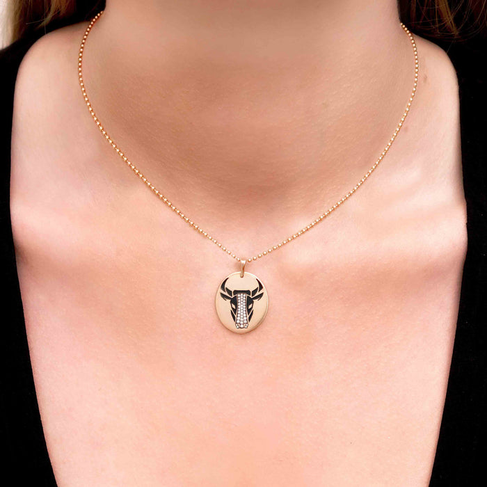 Diane Kordas Bull Pendant