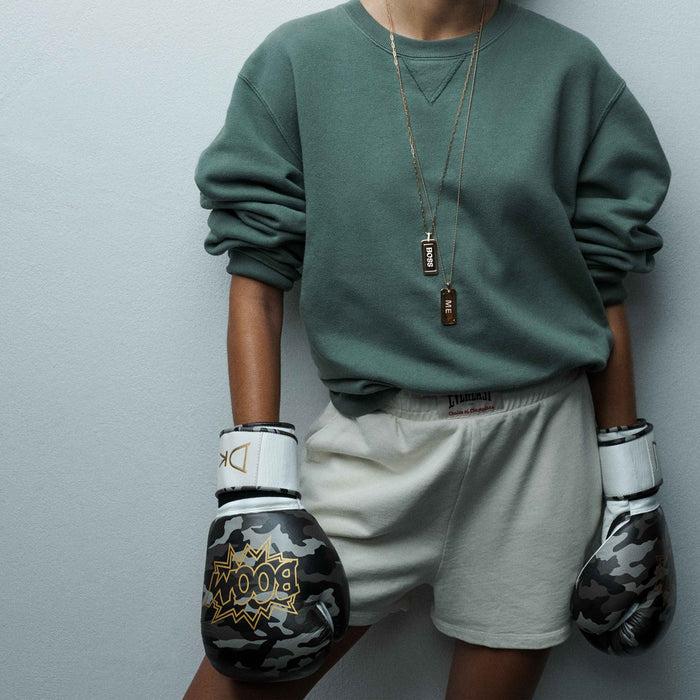 Diane Kordas Camouflage Pop Art Boxing Gloves