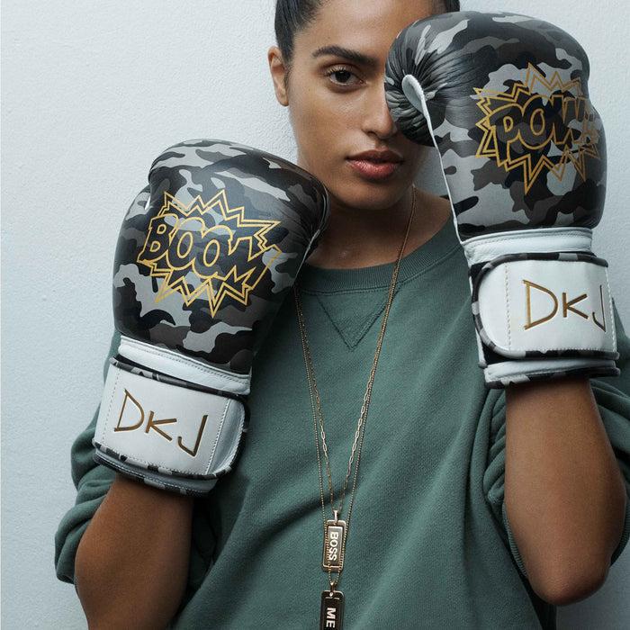 Diane Kordas Camouflage Pop Art Boxing Gloves