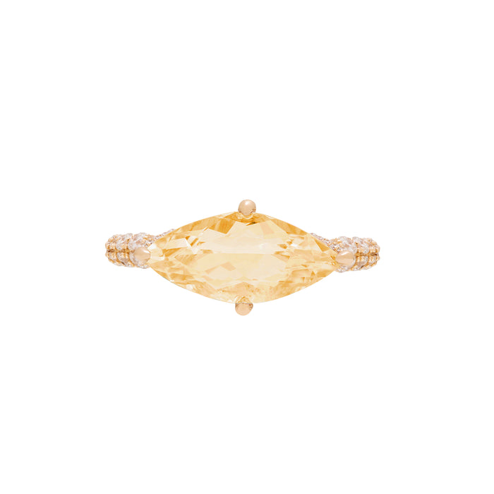 diane kordas Citrine Pinky Ring