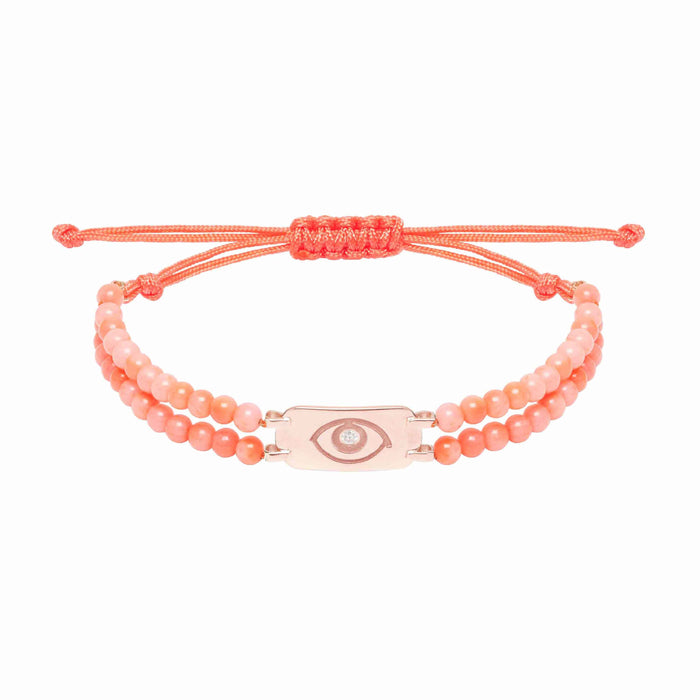diane kordas Coral Double Strand Bracelet