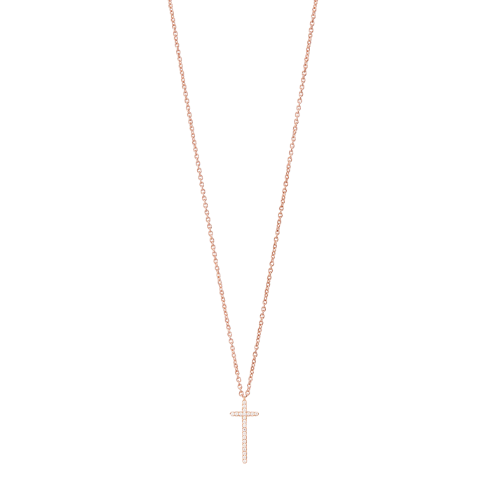 Diane Kordas Diamond Cross Necklace