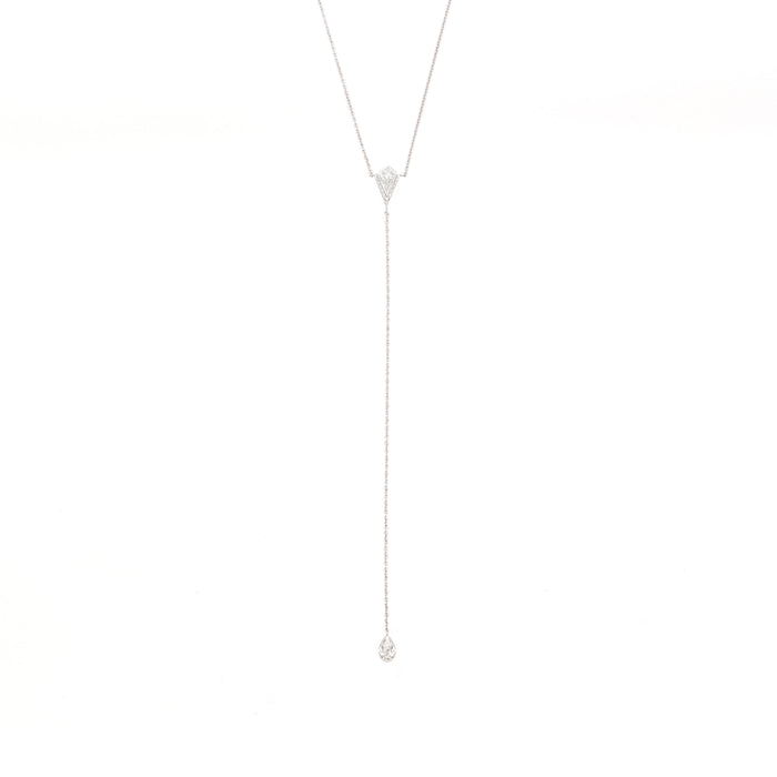 diane kordas Diamond Lariat Necklace