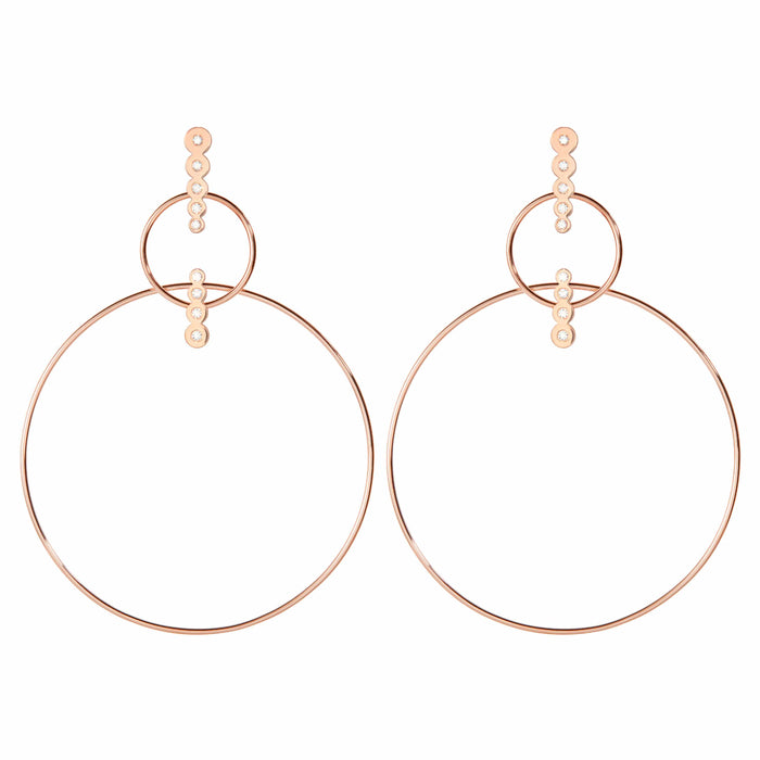 diane kordas Double Hoop Earrings