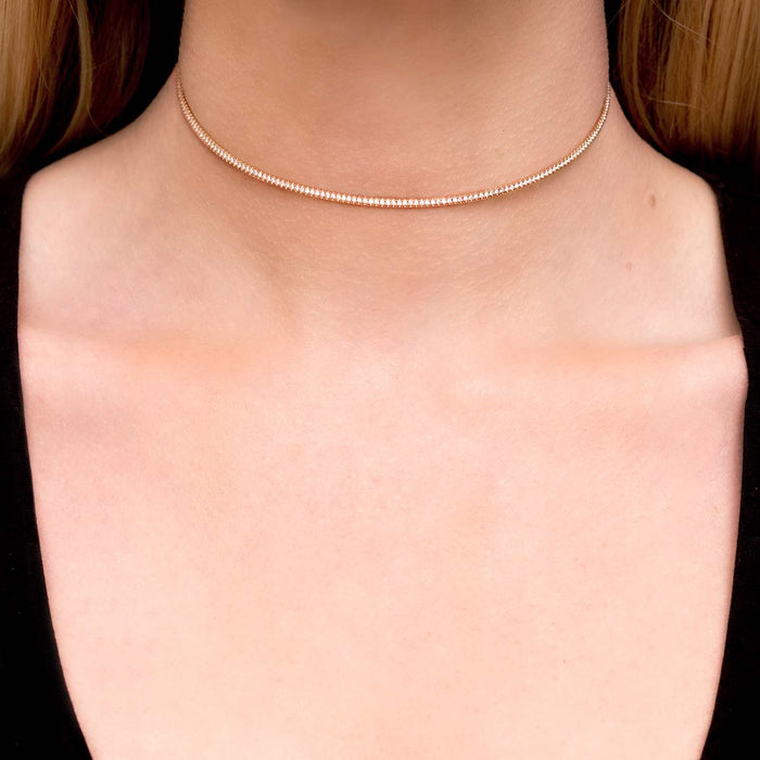 Diane Kordas Full Set Diamond Bar Choker