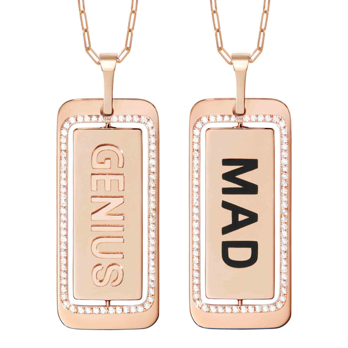 Diane Kordas GENIUS/MAD PENDANT