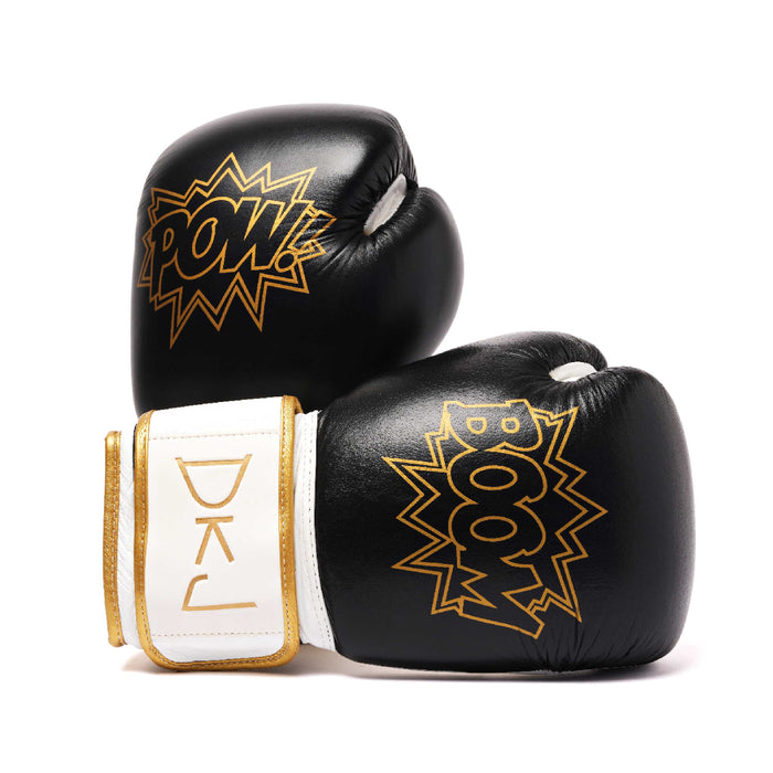 diane kordas Gold Pop Art Boxing Gloves