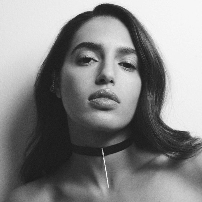 Diane Kordas Leather Bar Choker