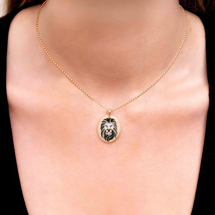 Diane Kordas Lion Pendant