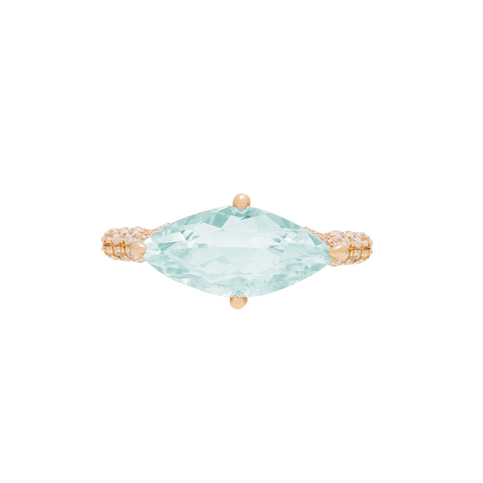 diane kordas London Blue Topaz Pinky Ring