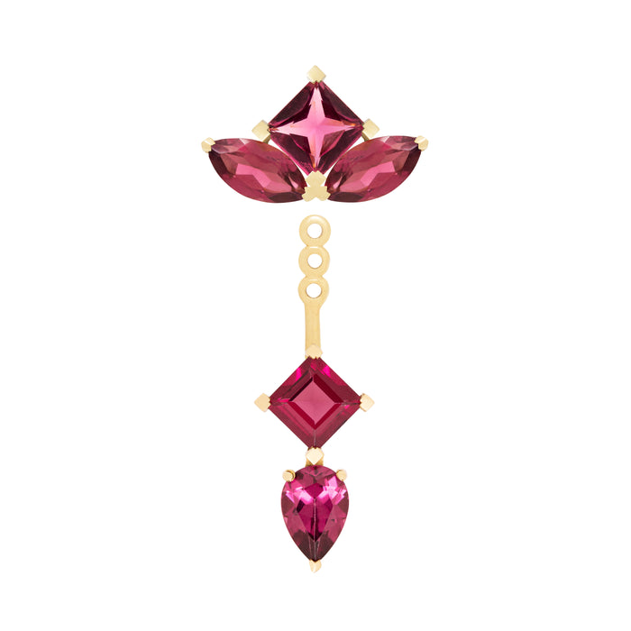 Diane Kordas Magenta Earring Jacket