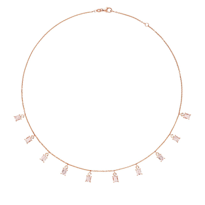 diane kordas Morganite Charm Necklace