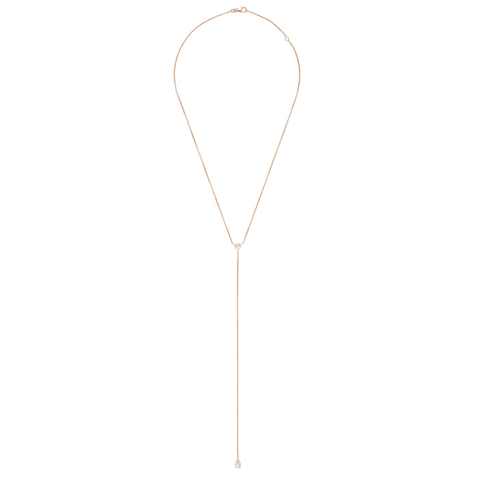 Diane Kordas Morganite Lariat Necklace