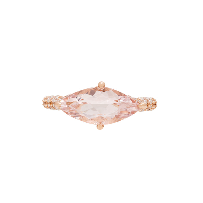 diane kordas Morganite Pinky Ring
