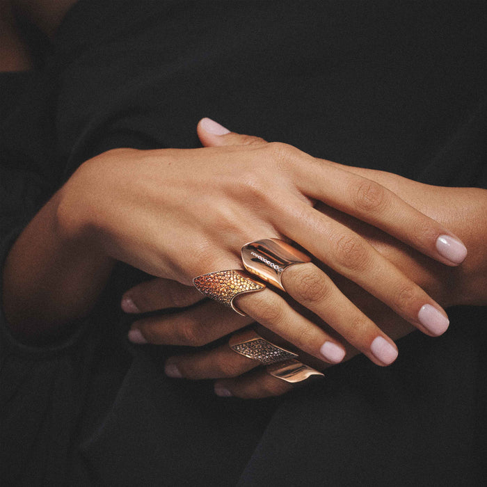 Diane Kordas Ombre Armour Rings