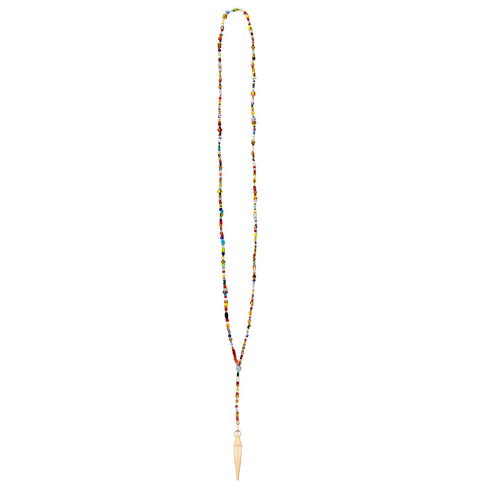 Diane Kordas Rainbow Spear Rosary Necklace