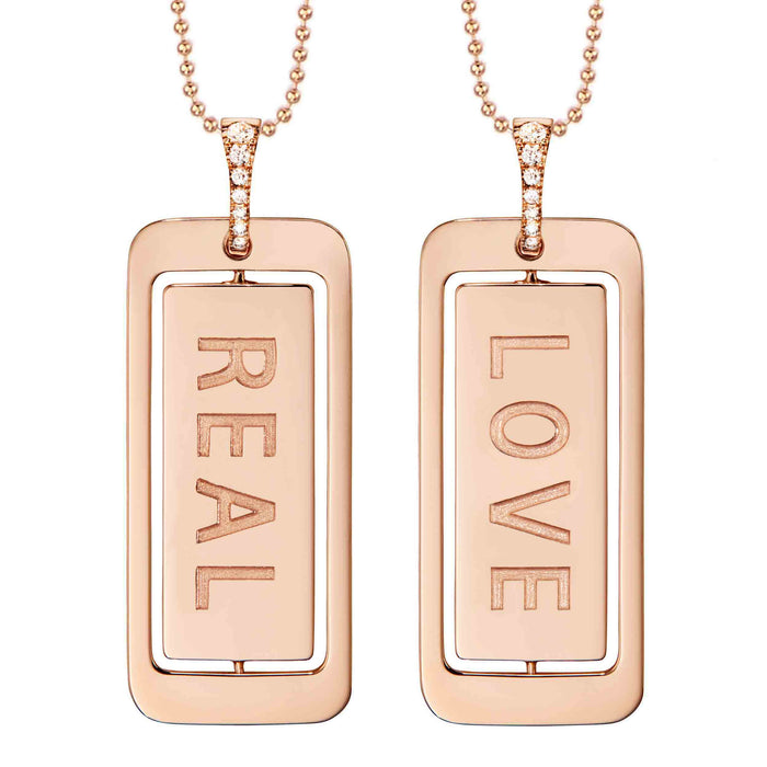 diane kordas REAL/LOVE PENDANT
