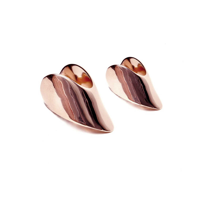 Diane Kordas Rose Gold Armour Rings (Set)