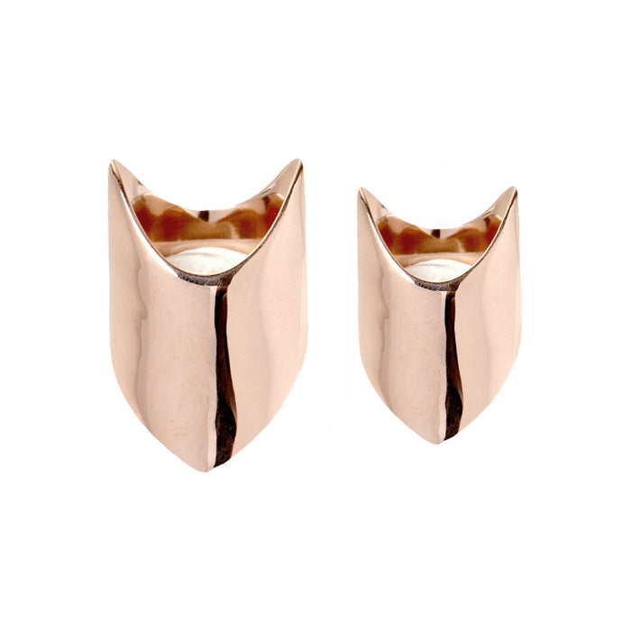diane kordas Rose Gold Armour Rings (Set)