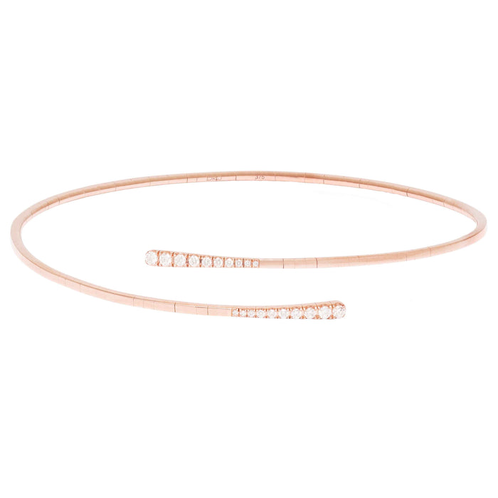 diane kordas Rose Gold Diamond Arm Cuff