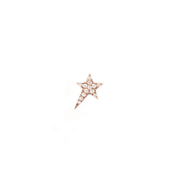 diane kordas Single Star Stud Earring