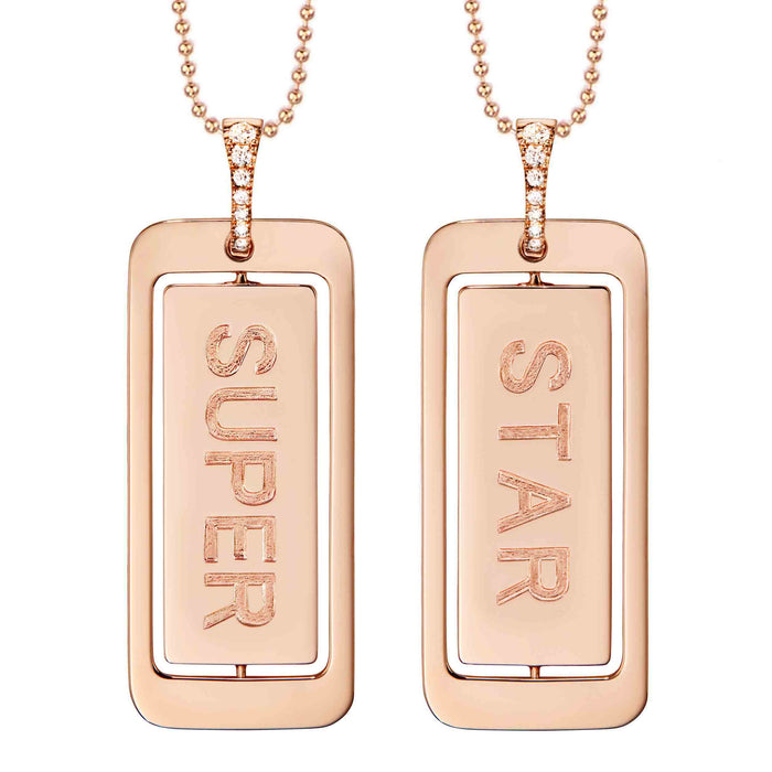 diane kordas SUPER/STAR PENDANT