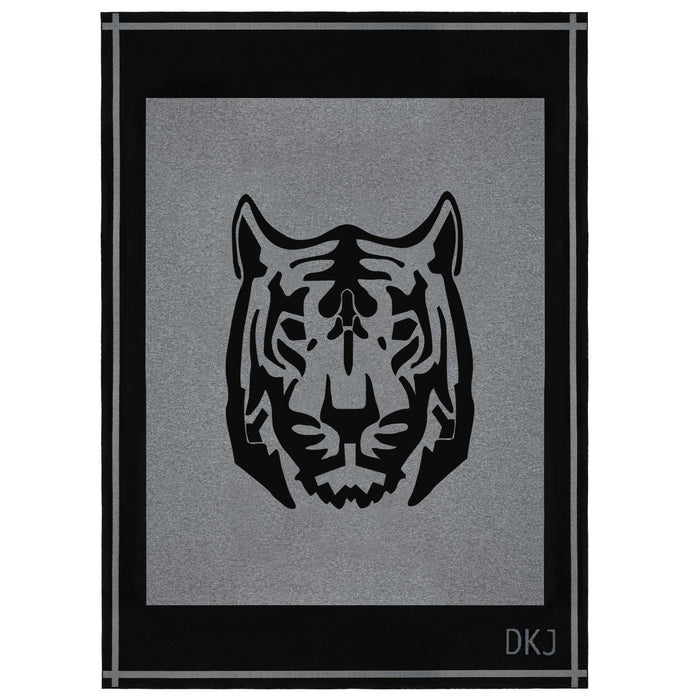 diane kordas Tiger Blanket in Grey