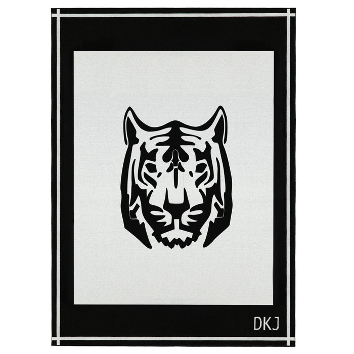 diane kordas Tiger Blanket in Ivory