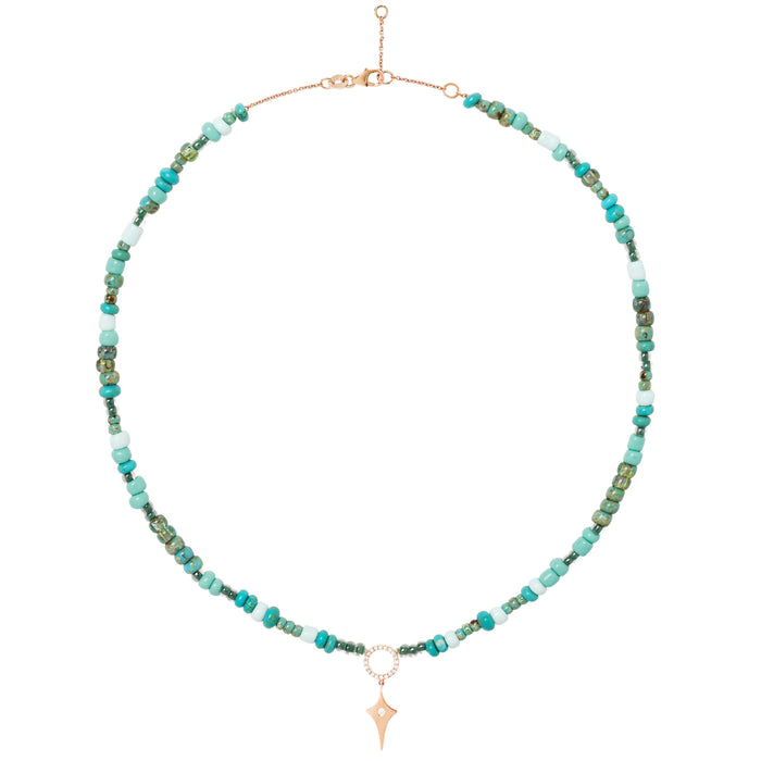 Diane Kordas Turquoise Beaded Necklace