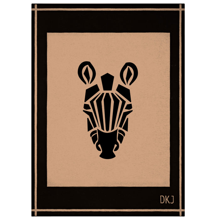 diane kordas Zebra Blanket in Camel