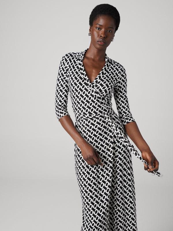 Diane Von Furstenberg Abigail Silk Jersey Maxi Wrap Dress DVFMR41E00