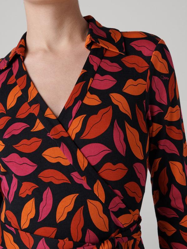 Diane Von Furstenberg Abigail Silk Jersey Midi Wrap Dress DVFMR40E00