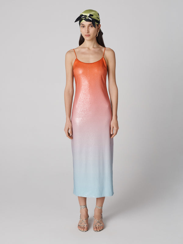 diane von furstenberg Alessa Ombre Dress D093ACROMBSEQN
