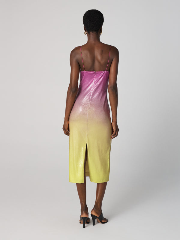 Diane Von Furstenberg Alessa Ombre Dress D093ANDOMCSEQN