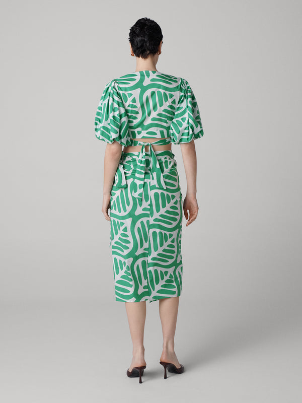 Diane Von Furstenberg Alessia Wrap Skirt S031ADPIGNSCNP