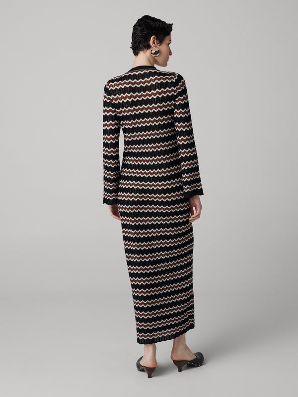 Diane Von Furstenberg Alice Long Knit Cardigan K001ABLCGMEFMW