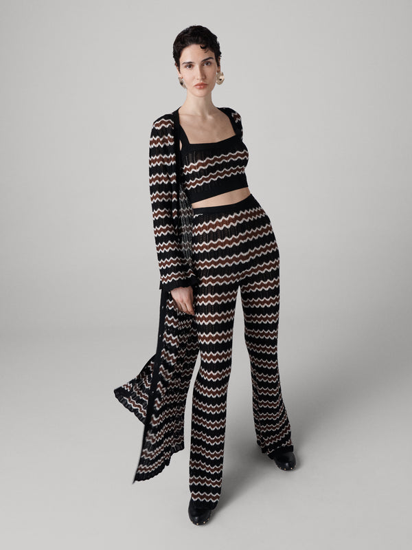 diane von furstenberg Alice Long Knit Cardigan K001ABLCGMEFMW